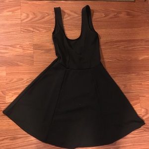 Black skater dress